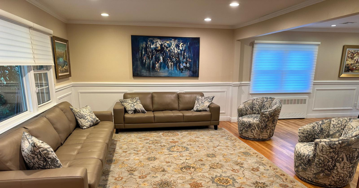 Before & After: Transitional Living Room Makeover